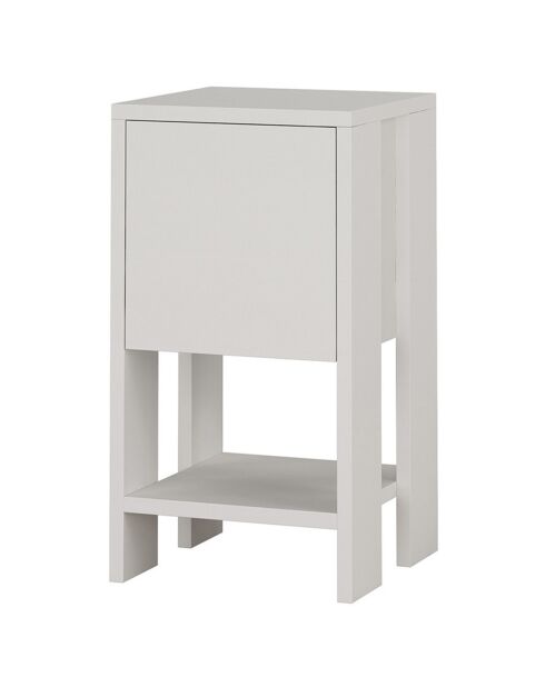 Mesita de noche blanca Ema — 30x55x30 cm