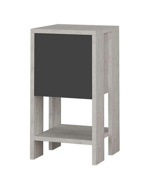 Table de nuit Ema mocha - 30x55x30 cm