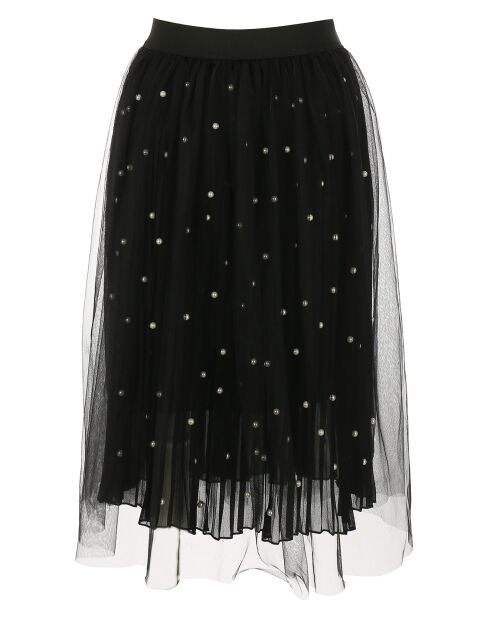 Jupe Jacaranda en tulle & perles noire