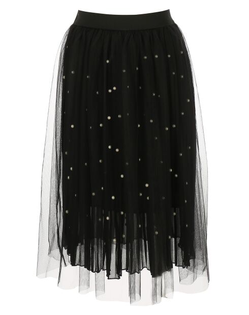 Jupe Jacaranda en tulle & perles noire