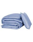 Parure housse de couette 100% Satin de Coton Olivia lavande