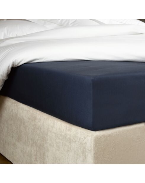 Drap housse Bumblebee bleu marine