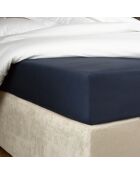 Drap housse Bumblebee bleu marine
