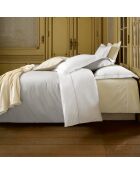 Parure housse de couette  en Percale de Coton Bumblebee blanc/argenté