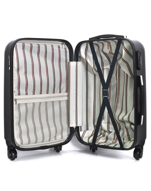 Valise Moyen Séjour 4 roues Darcy 62 cm noire