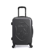 Valise Moyen Séjour 4 roues Darcy 62 cm gris foncé