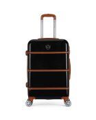 3 Valises + Vanity 4 roues Walter 55/65/75cm noir