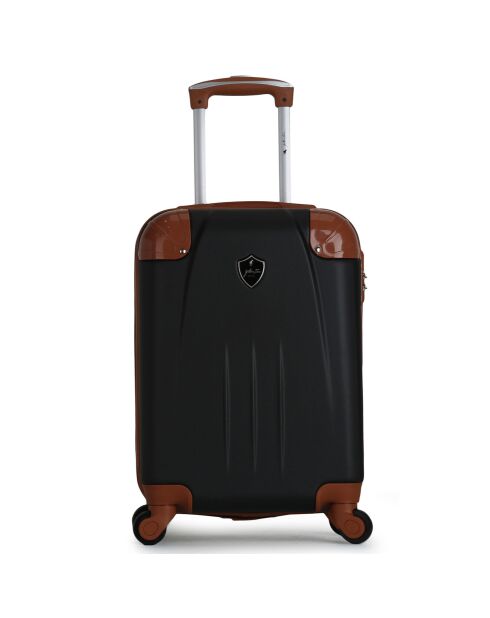 Valise Cabine 4 roues simples Henry-E 50 cm noire