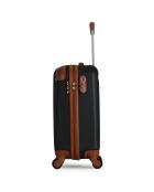 Valise Cabine 4 roues Henry-E 50 cm noire