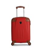 Valise Cabine 4 roues Henry-E 50 cm rouge