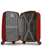 Valise Cabine 4 roues Henry-E 50 cm rouge