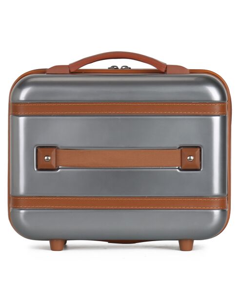 Vanity Case Walter argenté -  21.5x30x16 cm
