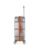 Valise Long Séjour 4 roues Walter 72 cm argentée