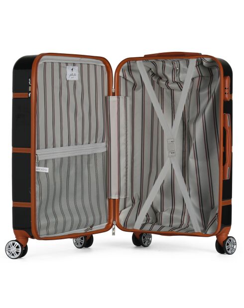 Valise Moyen Séjour 4 roues Walter 62 cm noire