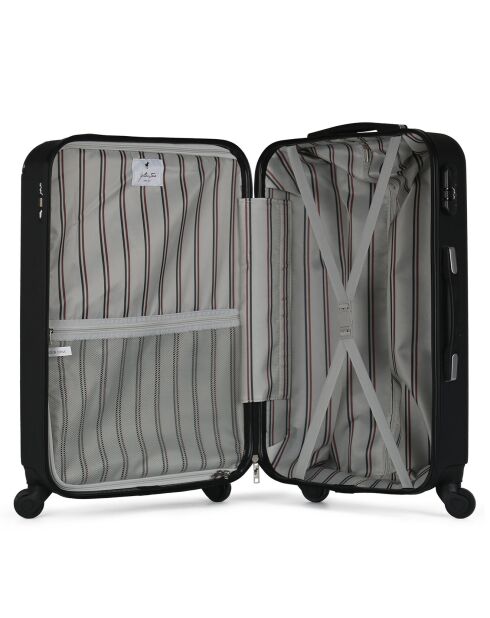Valise Cabine 4 roues simples Porter 55 cm noire