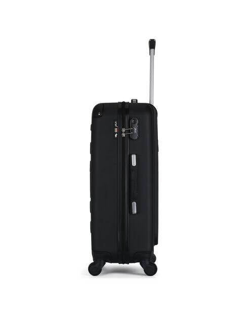 Porter Reisekoffer mit 4 Rädern, 75 cm, schwarz