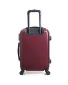 Valise Moyen Séjour 4 roues Darcy 62cm bordeaux