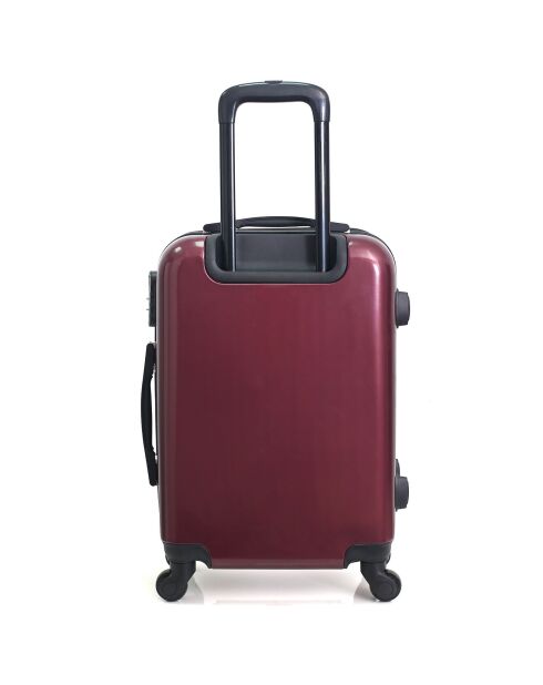Valise Moyen Séjour 4 roues Darcy 62cm bordeaux