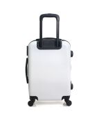 Valise Moyen Séjour 4 roues Darcy 62 cm beige