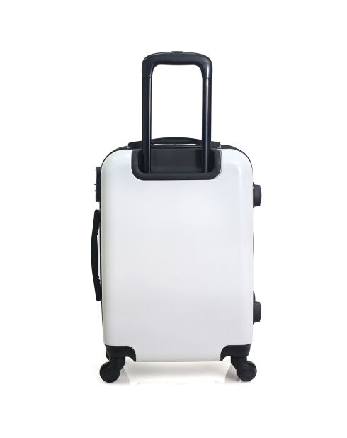 Valise Moyen Séjour 4 roues Darcy 62 cm beige
