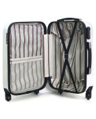 Valise Moyen Séjour 4 roues Darcy 62 cm beige
