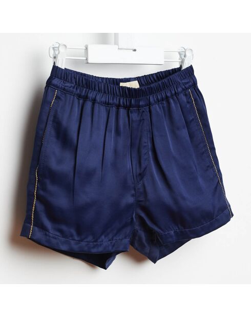 Short Laureen fluide bleu nuit
