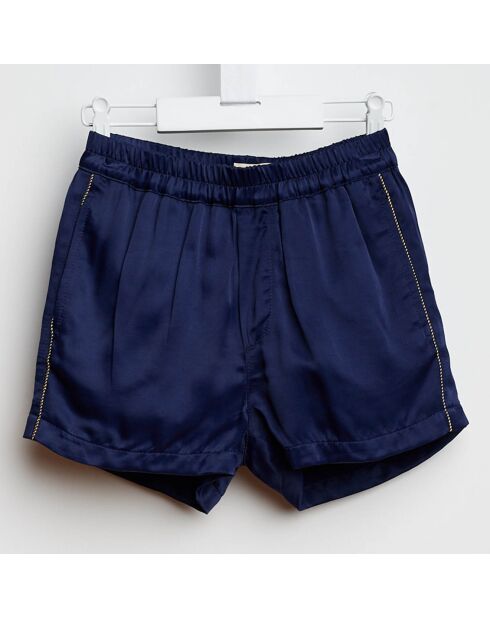 Short Laureen fluide bleu nuit