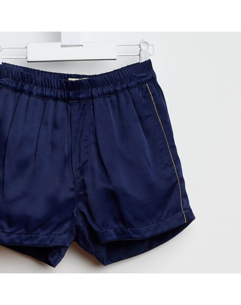 Short Laureen fluide bleu nuit