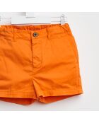 Short Loco en Coton orange