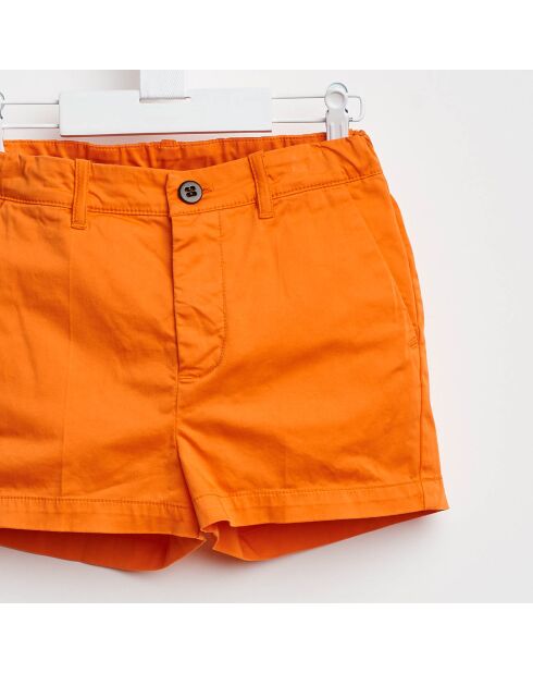 Short Loco en Coton orange