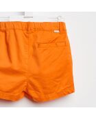 Short Loco en Coton orange