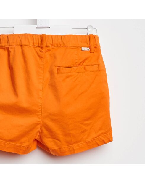 Short Loco en Coton orange