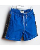 Short de bain Lazo bicolore bleu/noir