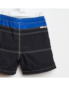 Short de bain Lazo bicolore bleu/noir