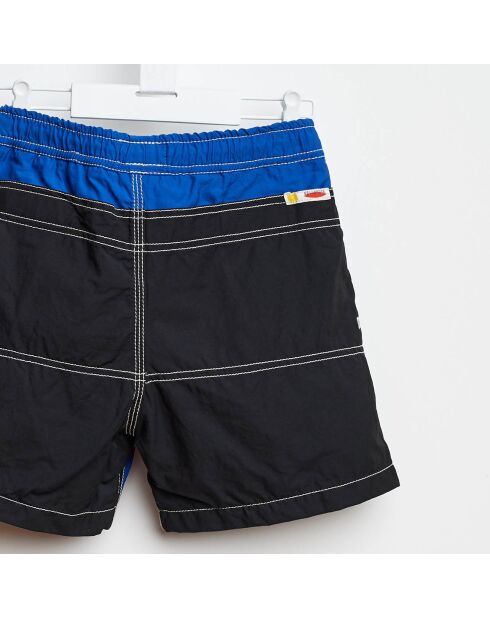 Short de bain Lazo bicolore bleu/noir