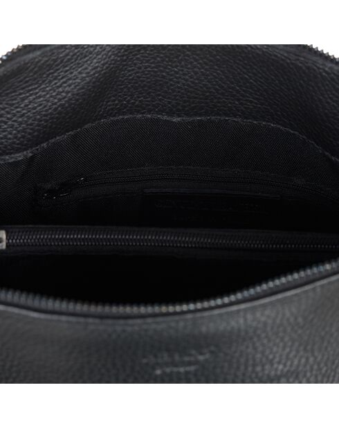 Zwarte Smoo leren handtas - 20x26x9 cm