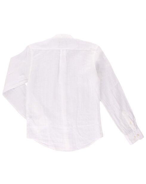 Chemise 100% Lin blanche - T.9/15A