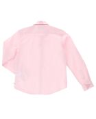 Chemise Number en Coton logo brodé rose