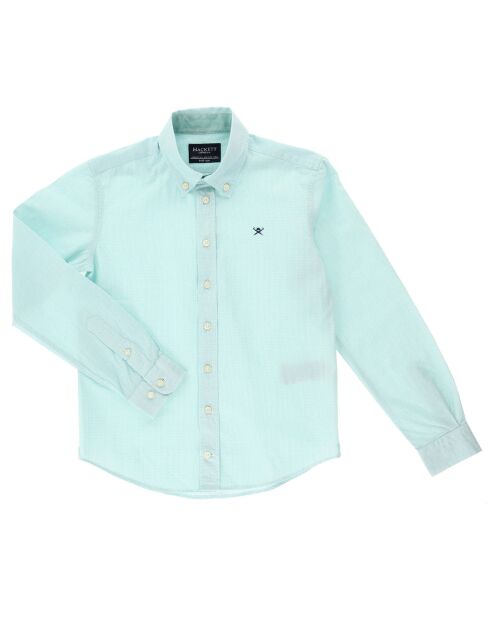 Chemise Summer en Coton à motifs vert aqua - T.9/15A