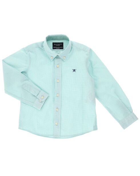 Chemise Summer en Coton à motifs vert aqua - T.3/7A