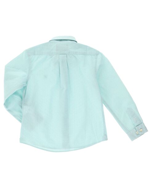 Chemise Summer en Coton à motifs vert aqua - T.3/7A