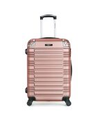 Lima Long Stay koffer met 4 wielen 75 cm roségoud