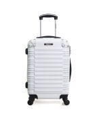 Valise Long Séjour 4 roues Lima 75cm blanche