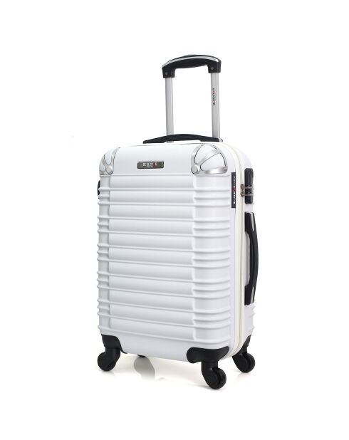 Valise Long Séjour 4 roues Lima 75cm blanche
