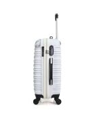 Valise Long Séjour 4 roues Lima 75cm blanche