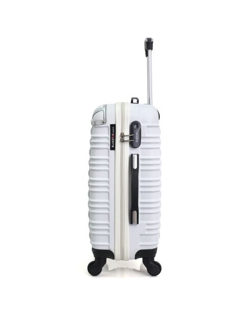 Valise Long Séjour 4 roues Lima 75cm blanche
