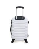Valise Long Séjour 4 roues Lima 75cm blanche