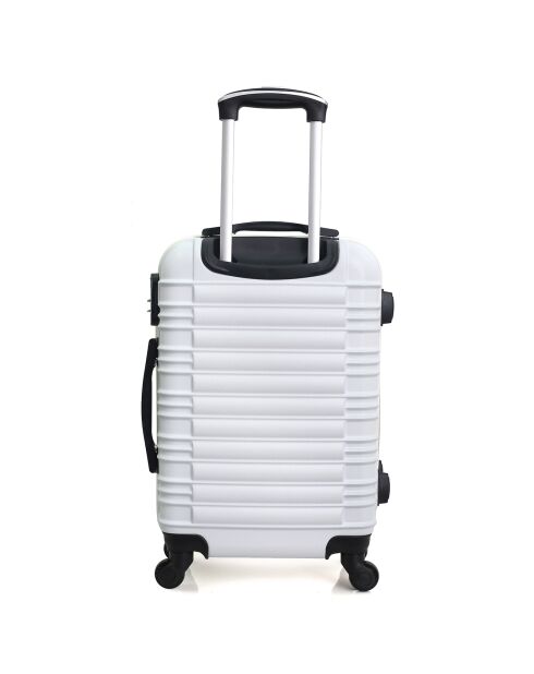 Valise Long Séjour 4 roues Lima 75cm blanche