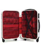 Valise Long Séjour 4 roues Lima 75cm blanche