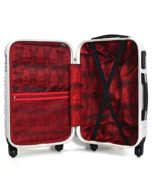 Valise Long Séjour 4 roues Lima 75cm blanche